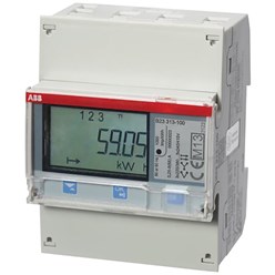 Energiemeter 3f direct 65A, 230/400V AC klasse B, 2xI / 2xO, act./reac